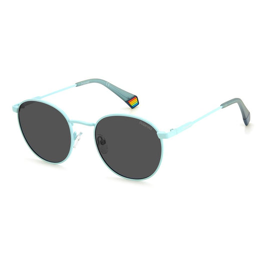 Polaroid Blue Stainless Steel Sunglasses