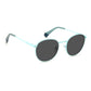 Polaroid Blue Stainless Steel Sunglasses