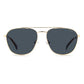 Polaroid Gold Stainless Steel Sunglasses