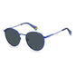 Polaroid Blue Stainless Steel Sunglasses