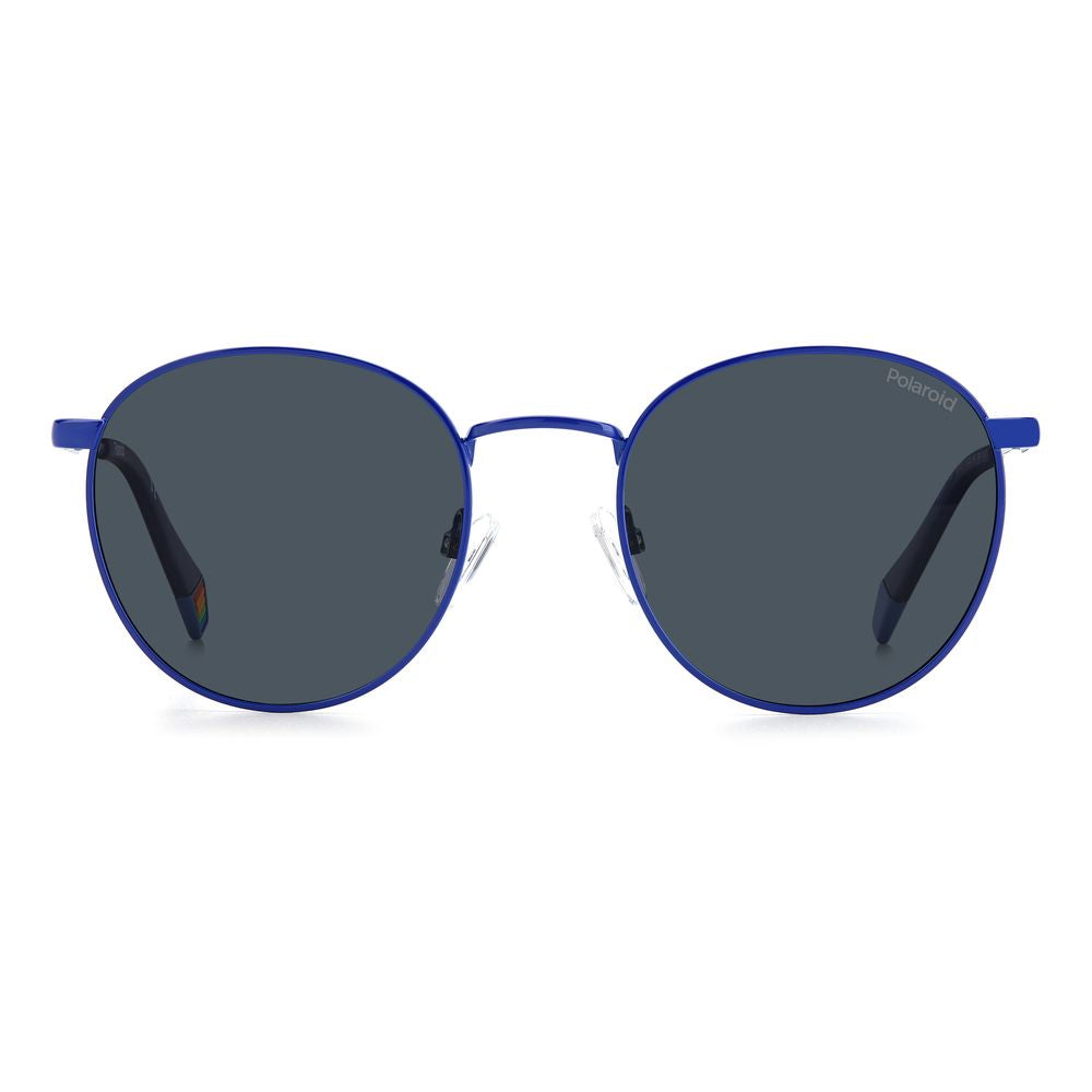 Polaroid Blue Stainless Steel Sunglasses