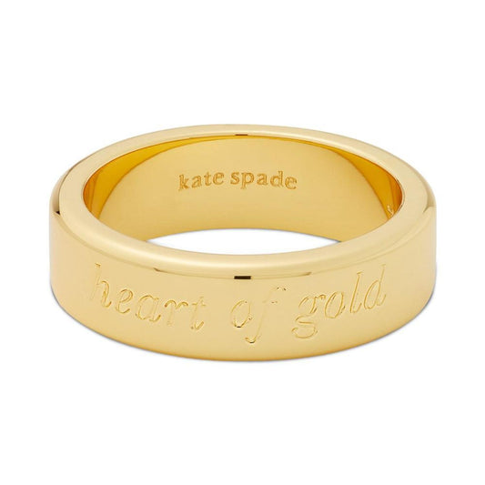 Engraved Idiom Script Band Ring