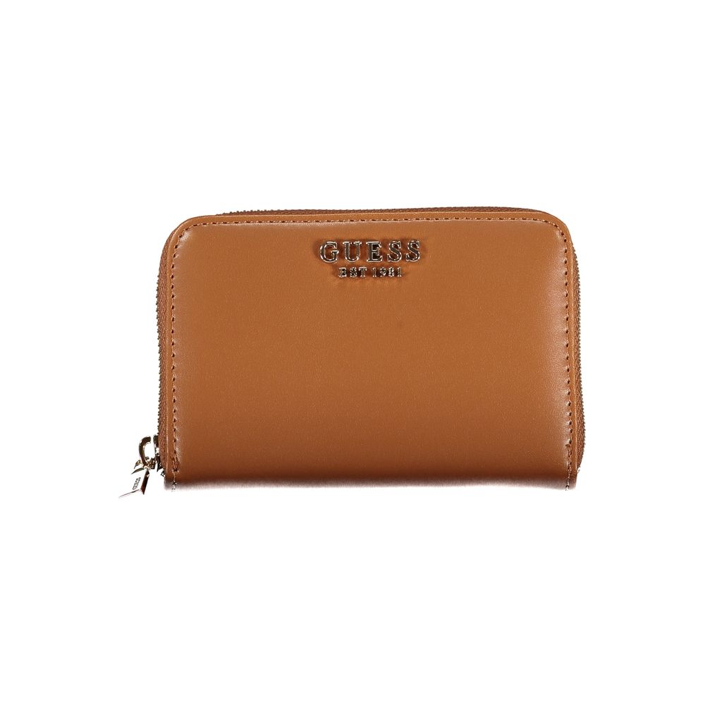 Guess Jeans Brown Polyethylene Wallet