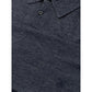 Corneliani Blue Wool Polo Shirt