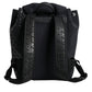 Dolce & Gabbana Black DG Mania Neoprene Travel Back Pack Bag