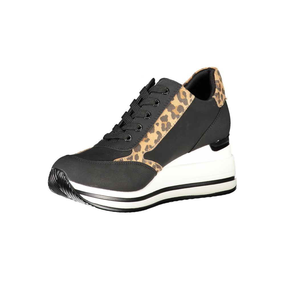 Laura Biagiotti Black Polyester Sneaker