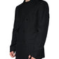 Dolce & Gabbana Black Linen Double Breasted Dress Blazer