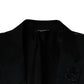 Dolce & Gabbana Black MARTINI Bee Single Breasted Blazer