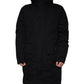 Dolce & Gabbana Black Hooded Parka Cotton Trench Coat Jacket