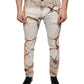 Dolce & Gabbana Beige Cotton Dye Slim Fit Men Denim Jeans