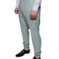 Dolce & Gabbana Mint Green Cotton Dress Pants