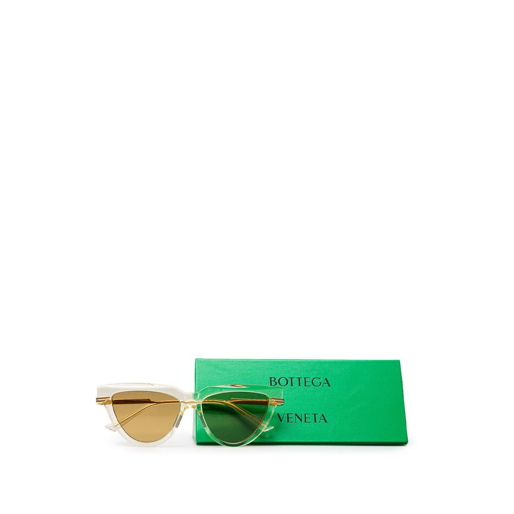 Bottega Veneta Beige Acetate Sunglasses