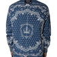 Dolce & Gabbana Blue White Bandana Print Cotton Casual Shirt