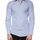 Dolce & Gabbana Light Blue Cotton Men Dress Formal Shirt