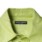 Dolce & Gabbana Green Cotton Collared Men Button Down Shirt