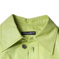 Dolce & Gabbana Green Cotton Collared Men Button Down Shirt