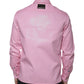 Dolce & Gabbana Pink Cotton Collared Button Down Shirt