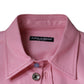 Dolce & Gabbana Pink Cotton Collared Button Down Shirt