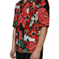 Dolce & Gabbana Multicolor Anemone Button Down Casual Shirt