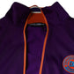 Dolce & Gabbana Purple Polyester Full Zip Long Sleeve Sweater