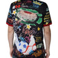 Dolce & Gabbana Multicolor Graphic Print Cotton Crew Neck T-shirt