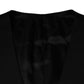 Dolce & Gabbana Black Wool Waistcoat Dress Formal Vest