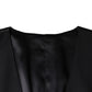 Dolce & Gabbana Black Wool Waistcoat Dress Formal Vest