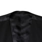 Dolce & Gabbana Black Wool Waistcoat Dress Formal Vest