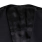 Dolce & Gabbana Black Wool Waistcoat Dress Formal Vest