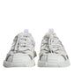 Dolce & Gabbana White Lace Up Low Top NS1 Sneakers Shoes