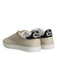 Dolce & Gabbana Beige London Leather Low Top Sneakers Shoes