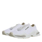 Dolce & Gabbana White Airmaster Low Top Men Sneakers Shoes