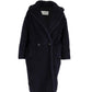 Max Mara Tedgirl Teddy Coat in Navy Blue Alpaca