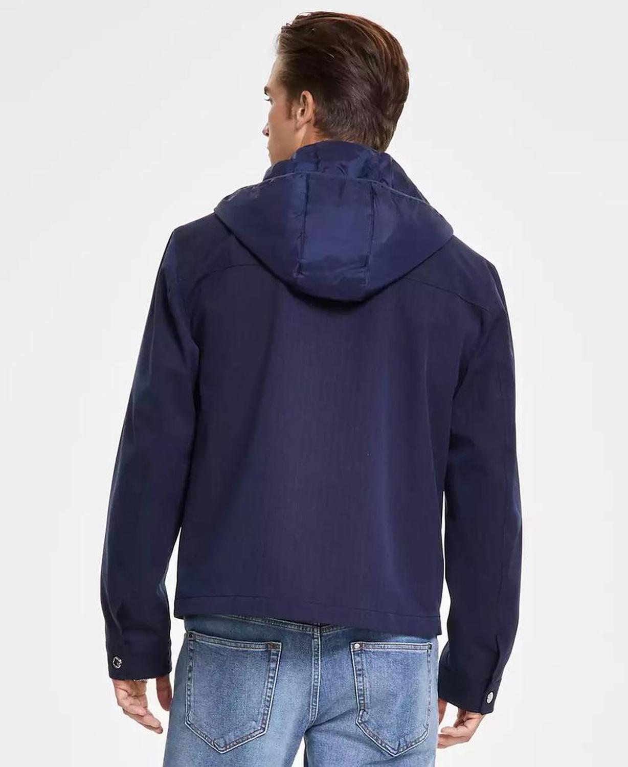 Men's Mixed-Media Full Zip Jacket