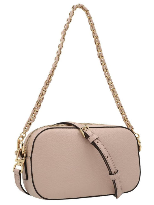 Michael Kors Jet Set Logo Plaque Zip-Up Crossbody Bag