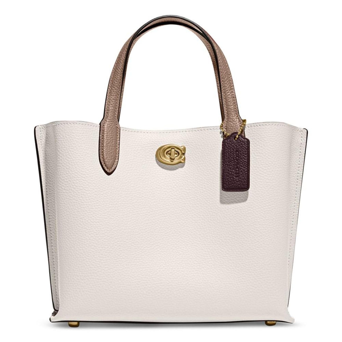 Polished Pebble Leather Willow Tote 24 with Convertible Straps