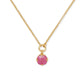 Gold-Tone Pop of Joy Spade Flower Pendant Necklace, 16" + 3" extender