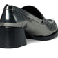 Natalie Crinkled Metallic Loafer