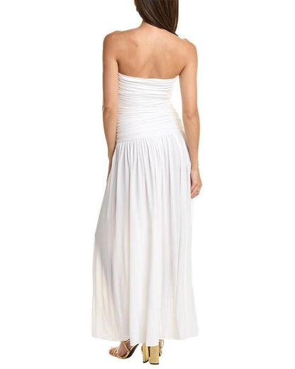 Michael Kors Collection Jersey Strapless Cutout Gown