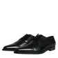 Dolce & Gabbana Black Leather Derby Formal Dress Shoes