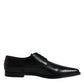 Dolce & Gabbana Black Leather Derby Formal Dress Shoes