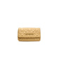 Love Moschino Gold Polyethylene Crossbody Bag