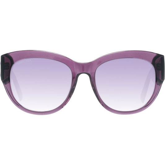 Swarovski Purple Plastic Sunglasses