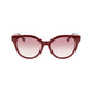 Longchamp Red Acetate Sunglasses