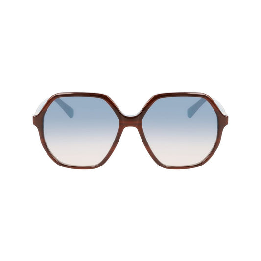 Longchamp Brown Acetate Sunglasses