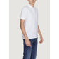 Suns White Cotton Polo Shirt