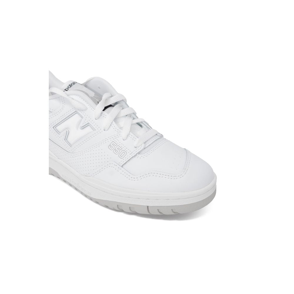 New Balance White Leather Sneaker