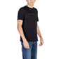 Armani Exchange Black Cotton T-Shirt