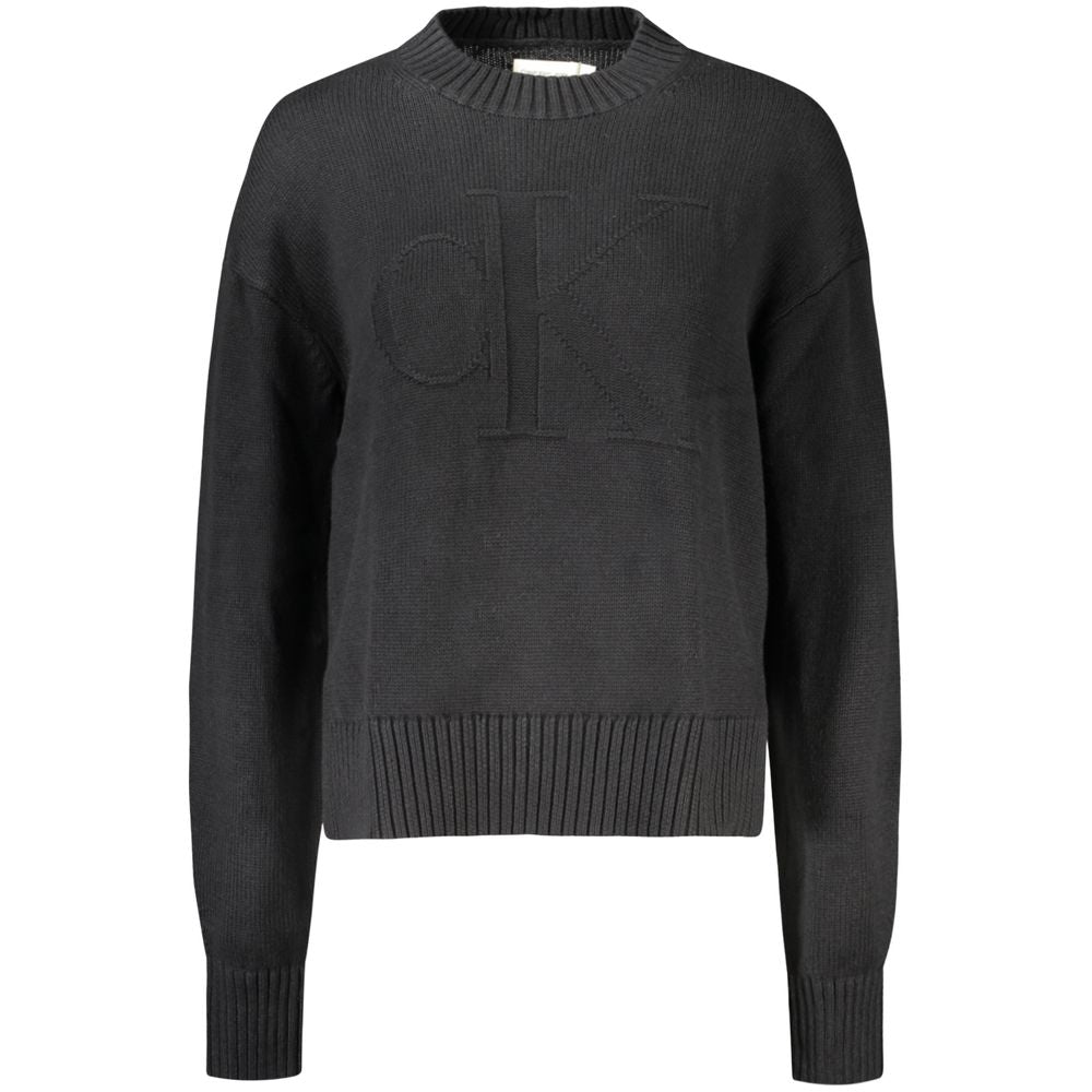 Calvin Klein Black Cotton Sweater