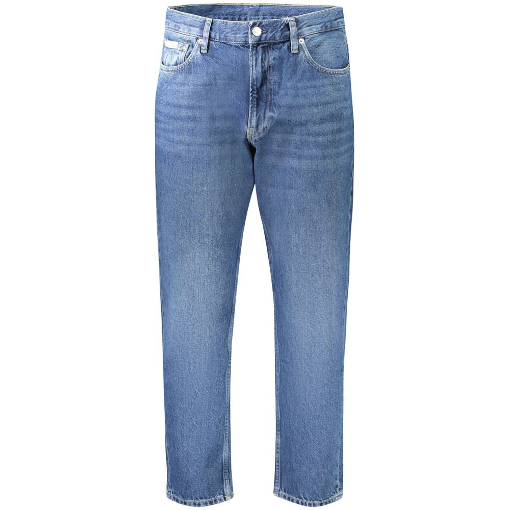 Calvin Klein Blue Cotton Jeans & Pant